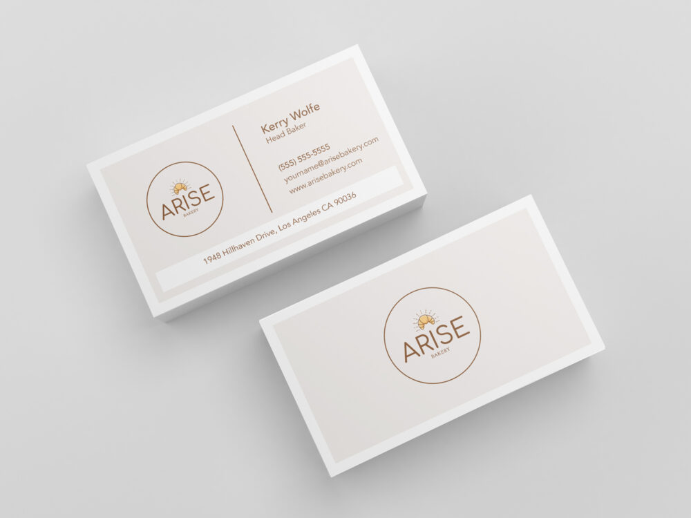 Business card template by Restaurant Spider
